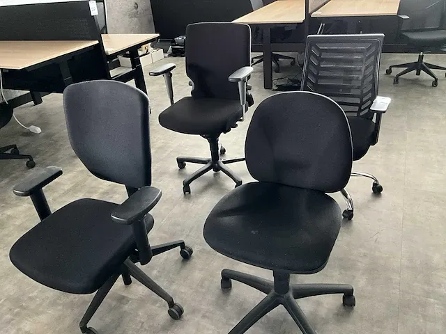 Bureaustoelen (4x) - afbeelding 1 van  9