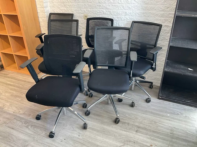 Bureaustoelen (6x) - afbeelding 1 van  2