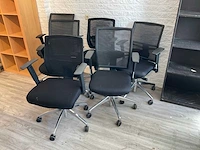 Bureaustoelen (6x) - afbeelding 1 van  2