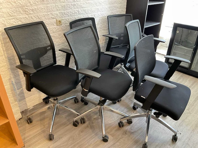 Bureaustoelen (6x) - afbeelding 2 van  2