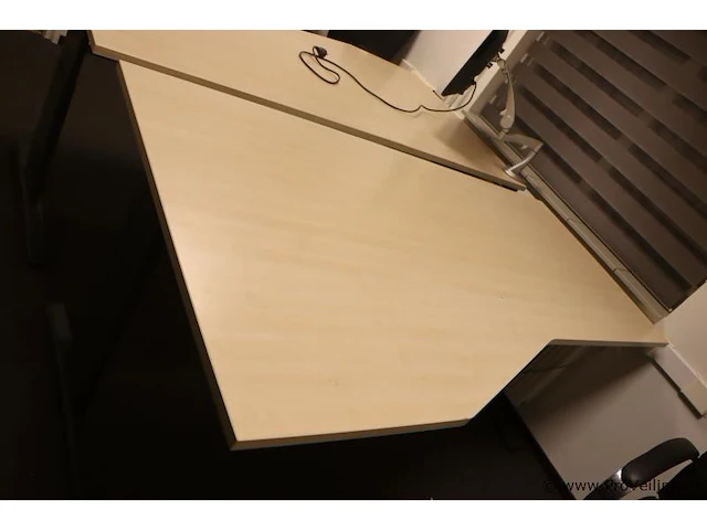 Bureautafel | in hooge verstelbaar | 180x80-100x63cm - afbeelding 1 van  4