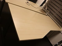 Bureautafel | in hooge verstelbaar | 180x80-100x63cm - afbeelding 1 van  4