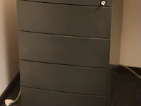 Bureautafel incl. ladekast| in hoogte verstelbaar| 200x80x75cm - afbeelding 3 van  6