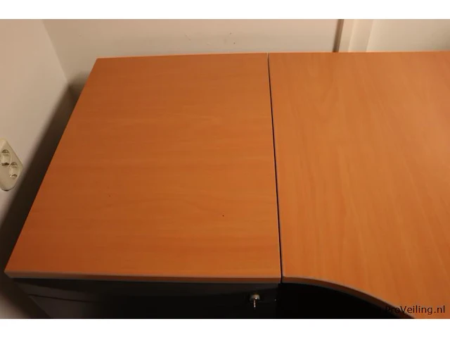 Bureautafel incl. ladekast| in hoogte verstelbaar| 200x80x75cm - afbeelding 6 van  6
