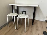Bureautafel inclusief krukken - afbeelding 1 van  2