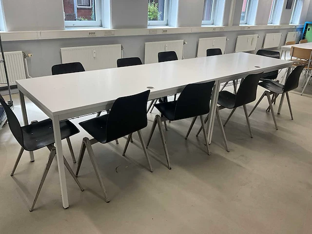 Bureautafel met 10 stoelen - afbeelding 3 van  4