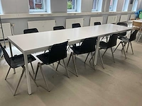 Bureautafel met 10 stoelen - afbeelding 3 van  4