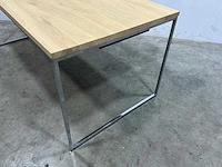 Bureautafel met eiken blad (2x) - afbeelding 3 van  5
