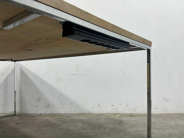 Bureautafel met eiken blad (2x) - afbeelding 5 van  5