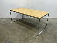 Bureautafel met eiken blad