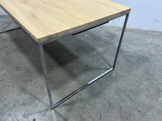 Bureautafel met eiken blad - afbeelding 3 van  4