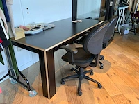 Bureautafel met stoelen (2x) - afbeelding 2 van  2