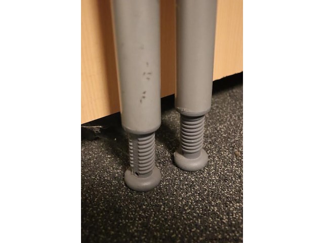 Bureautafels - 2 stuks| in hoogte verstelbaar | 160x80-120x74cm | incl. ladekast - afbeelding 8 van  8