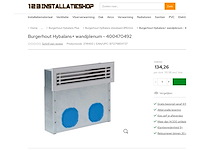 Burgerhout 400470492 hybalans plus muur plenum af-/toevoer - afbeelding 5 van  5