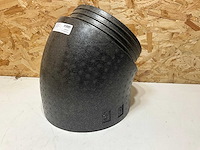 Burgerhout ventilatiebocht wtw epp+ 200 45° (19x) - afbeelding 3 van  5