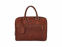 Burkely antique avery laptoptas 13,3 inch cognac - afbeelding 2 van  3