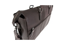 Burkely on the move unisex laptoptas 15 6'' met rits inclusief powerbank bruin - afbeelding 3 van  5