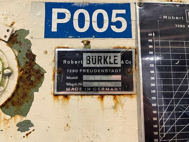 Bürkle - hs 160 550/250 - fineerpers - afbeelding 8 van  16
