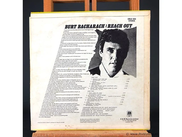 Burt bacharak. reach out - afbeelding 2 van  3