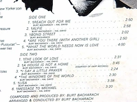 Burt bacharak. reach out - afbeelding 3 van  3