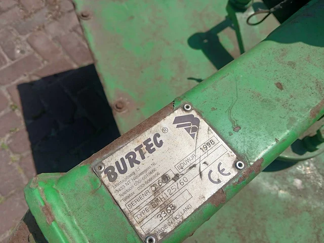 Burtec bmh125/60 aangedreven bezem - afbeelding 4 van  4