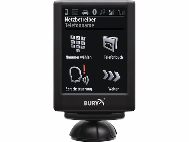 Bury cc 9068 carkit touchscreen muziek streamen - afbeelding 3 van  5