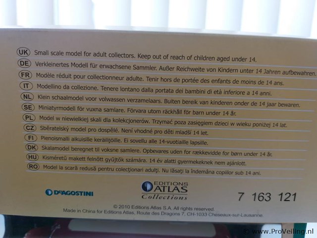 Bus collection - klein schaalmodel - 1:72 - atlas - 4 stuks - afbeelding 5 van  5