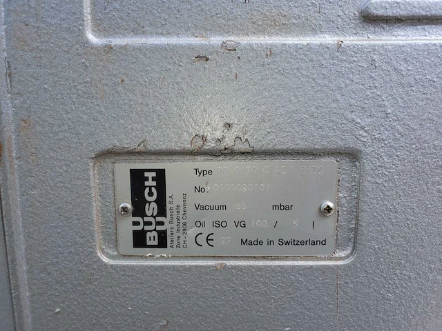 Busch - r5 ra 0160 c 4z whzz - vacuümpomp - afbeelding 6 van  15