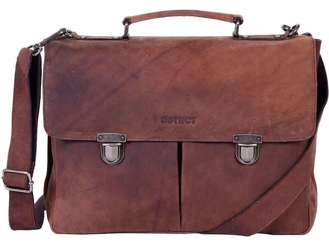 Business tas, dstrct, wall street, classic brown - afbeelding 1 van  5