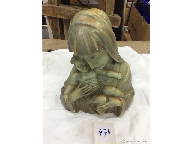Buste maria met kind - afbeelding 1 van  4