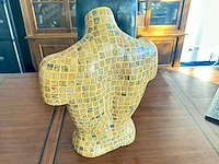 Buste met slang mozaïek - afbeelding 3 van  3