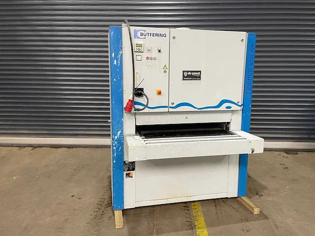 Butfering - optimat sgo 109 k - breedbandschuurmachine - 2007 - afbeelding 1 van  17