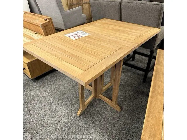 Butterfly tafel, teak, 110x70 cm - afbeelding 1 van  4