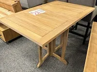 Butterfly tafel, teak, 110x70 cm - afbeelding 1 van  4