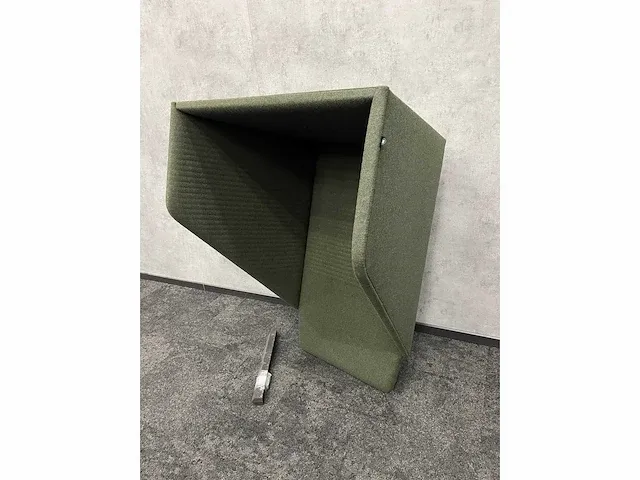 Buzzispace buzzihood - akoestische telefooncel - donker groen - afbeelding 10 van  14
