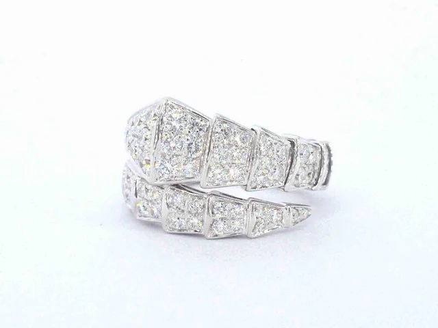Bvlgari - serpenti viper ring pave met diamanten - afbeelding 12 van  12