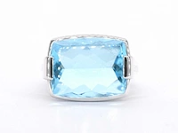 Bvlgari ring blauwe topaas - afbeelding 6 van  7