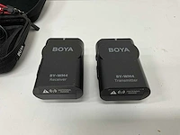 By-wm4 pro (boya) en wireless microphone kit (mystudio) - draadloze/bedrade lavalier-microfoonsets - afbeelding 5 van  8