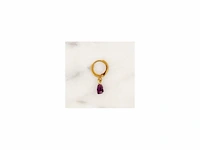 Bynouck jewelry oorbellen set amethist steen - afbeelding 1 van  1