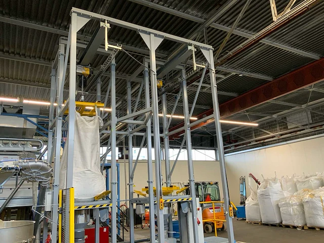 (c) 2022 dubbel station big bag losinstallatie - afbeelding 2 van  9