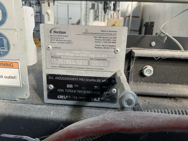 (c) 2022 nordson/ econ extruder / afvullijn - afbeelding 17 van  21