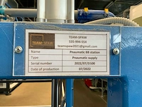 (c) 2022 team-spaw pnaumatic supply (c)dubbele pneumatische big-bag vulstation - afbeelding 2 van  5
