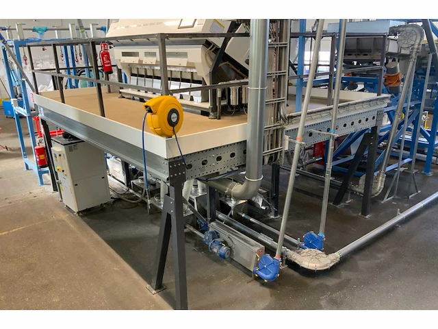 (c) eindcombinatie kleursorteervulinstallaties kavels 1 t/m 21 (hal 1) - afbeelding 7 van  22