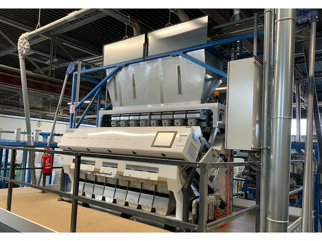 (c) eindcombinatie kleursorteervulinstallaties kavels 1 t/m 21 (hal 1) - afbeelding 9 van  22