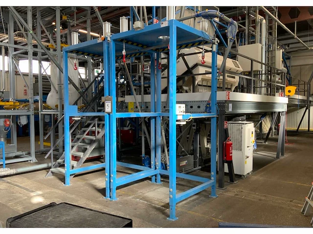 (c) eindcombinatie kleursorteervulinstallaties kavels 1 t/m 21 (hal 1) - afbeelding 10 van  22