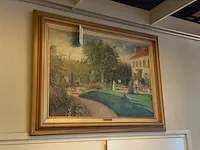C. pissaro print in lijst - afbeelding 1 van  2