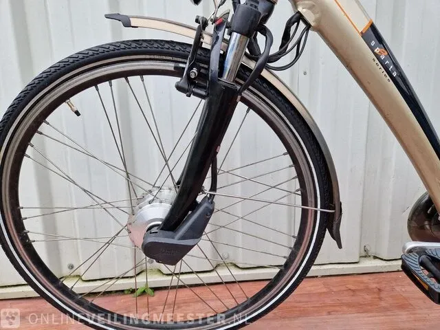 C3 e-motion e-bike/ elektrische fiets sparta, brons-zilver - afbeelding 10 van  10