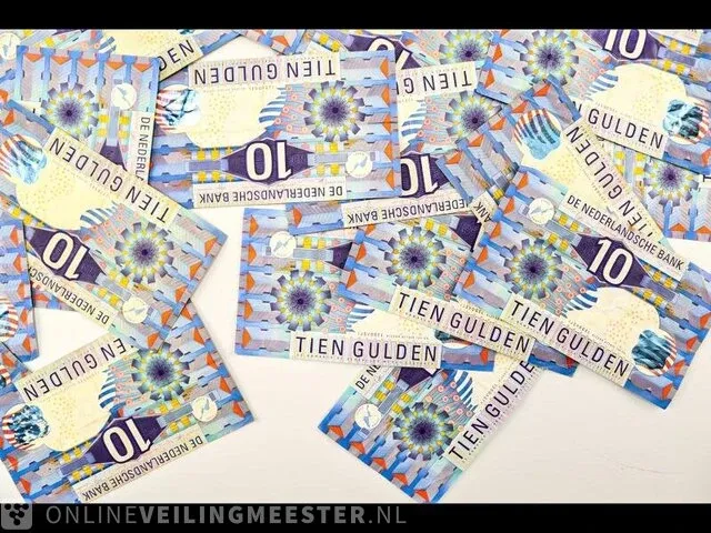 Ca. 100 bankbiljetten 10 gulden nederland 1997 - afbeelding 6 van  17