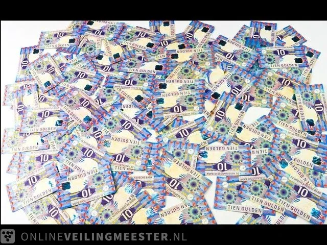 Ca. 100 bankbiljetten 10 gulden nederland 1997 - afbeelding 1 van  17