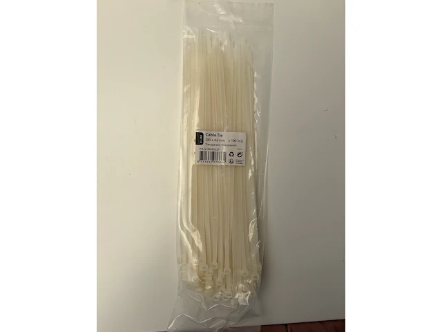 Ca. 1000x tie-wraps transparant 280mm q-link - afbeelding 2 van  3